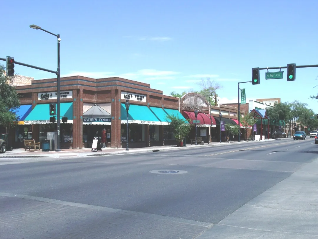 A city view of Glendale