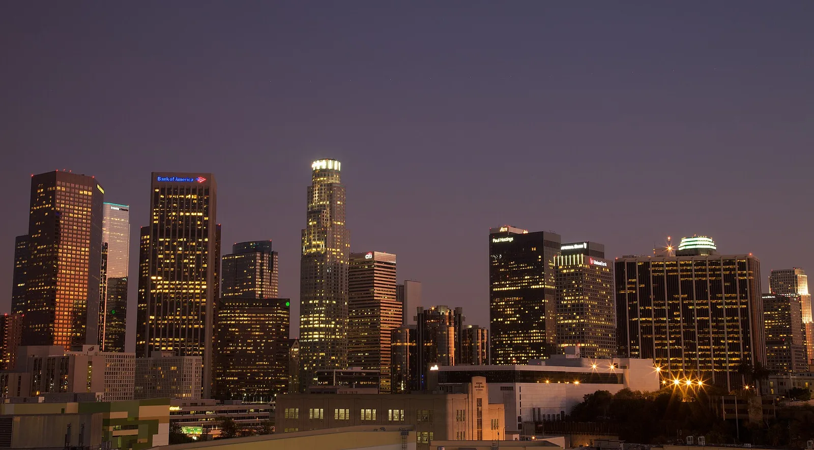 A city view of Los Angeles