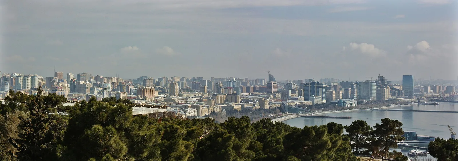 Baku panorama - March 2012; archival destination atmosphere, not a photograph of the upcoming race