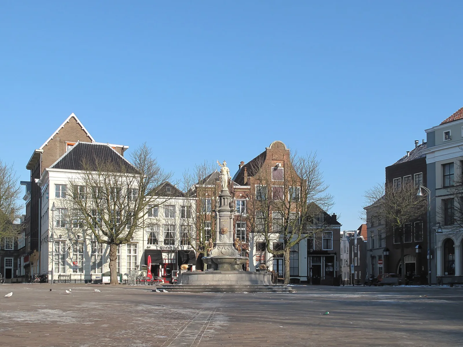 Archival city atmosphere in Deventer, Netherlands