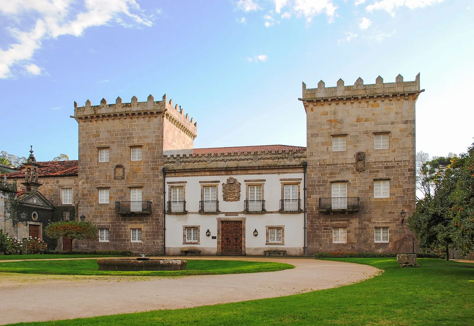 Archival local architecture and scenery in Vigo, Spain, used as destination atmosphere