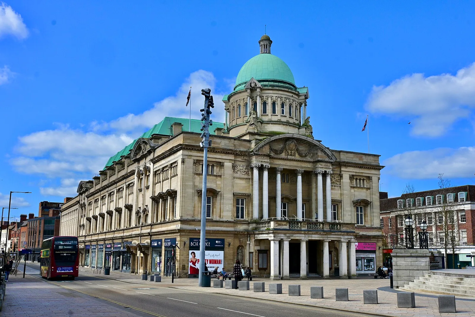 Archival city atmosphere in Hull, United Kingdom