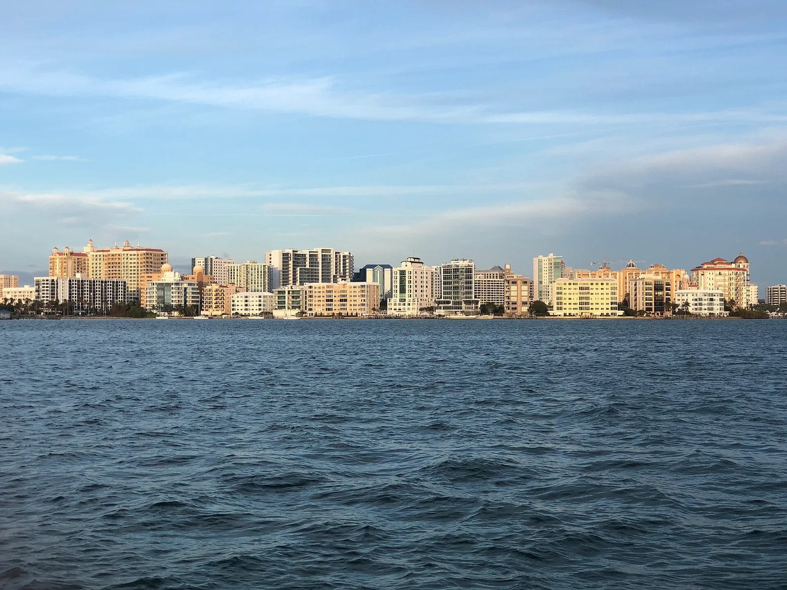 Archival local architecture and scenery in Sarasota, USA, used as destination atmosphere