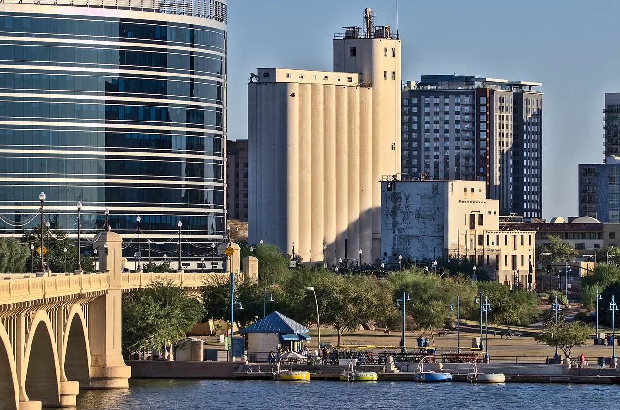 A city view of Tempe