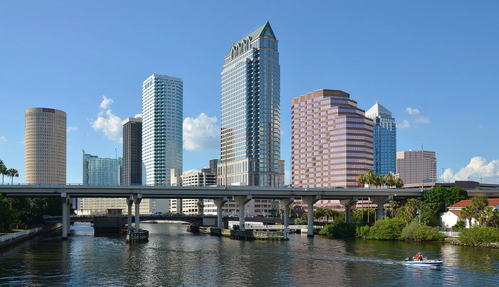 A city view of Tampa