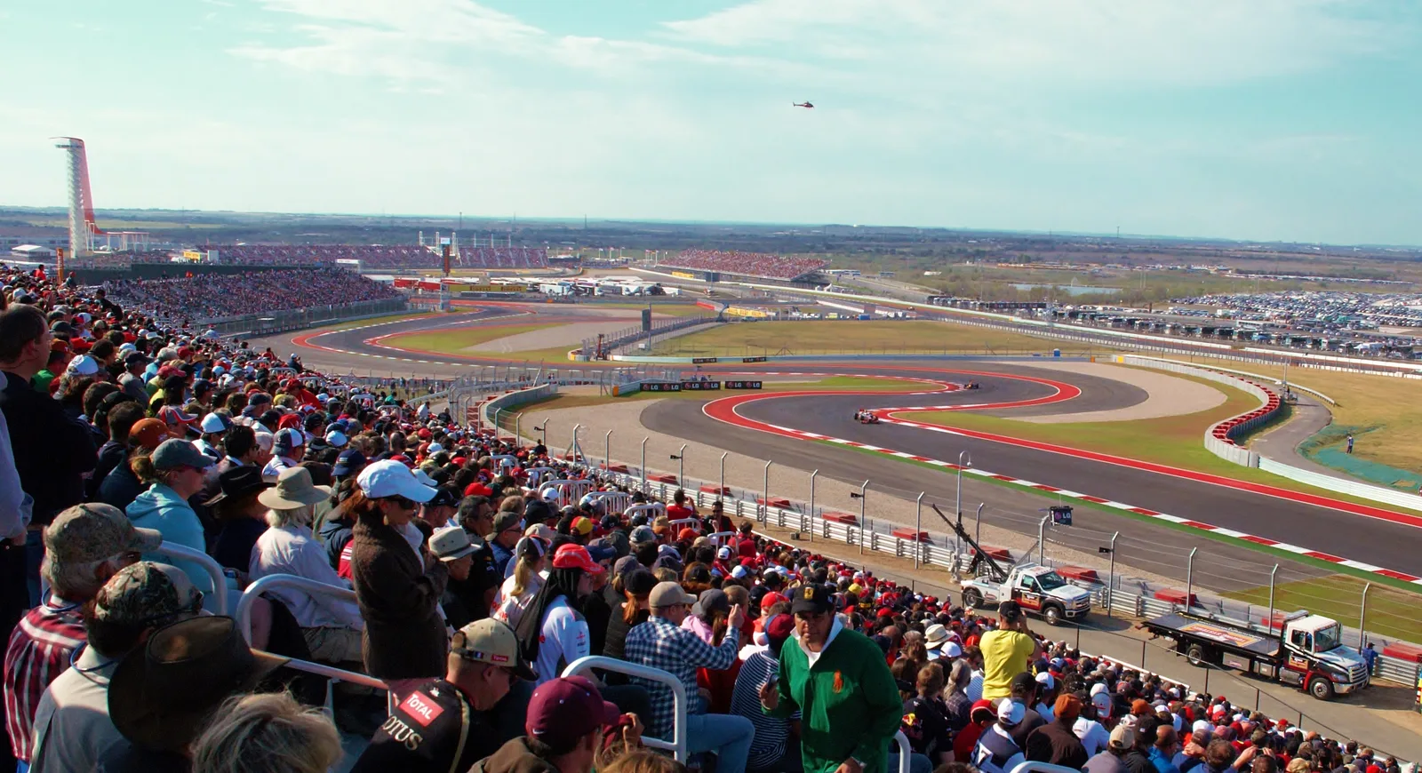 Crowds at Circuit of the Americas during the 2012 United States Grand Prix