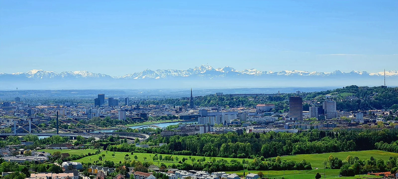 Linz city view